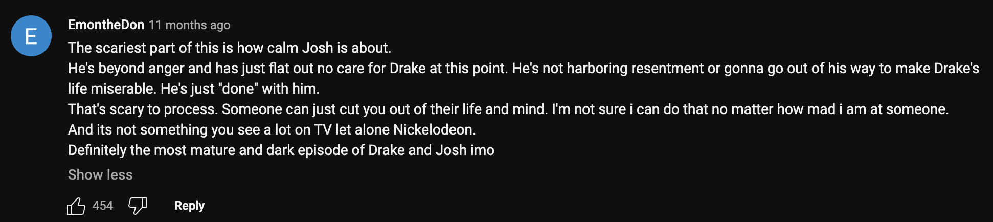 drake and josh yt comment.png